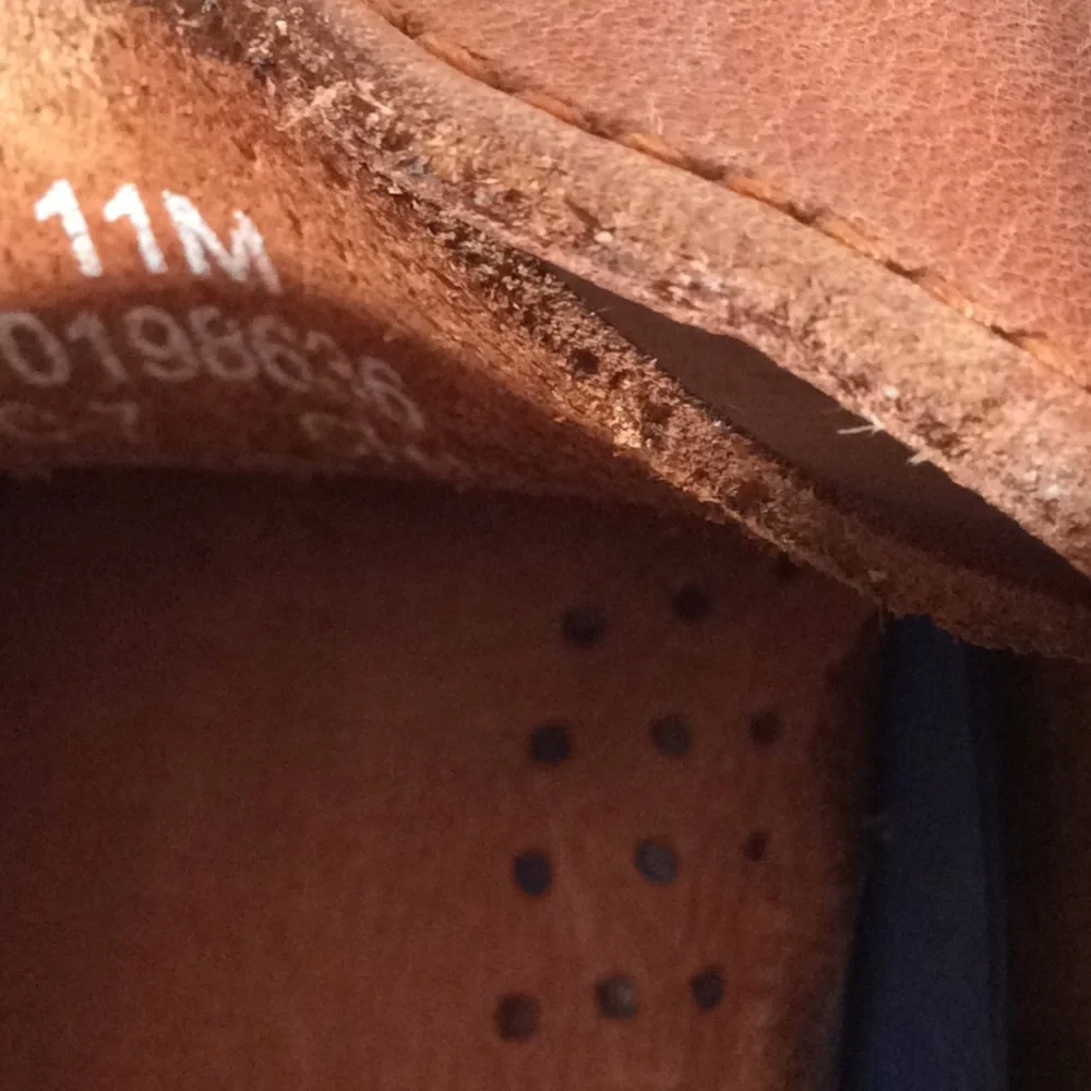 Sperry Top Sider 2 Eye Leather Upper-Size 11M
